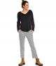 spodnie PANAMA check black-white 