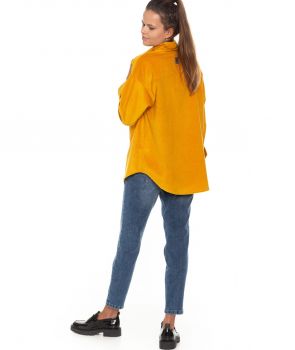 koszula sztruksowa KIMI żółty