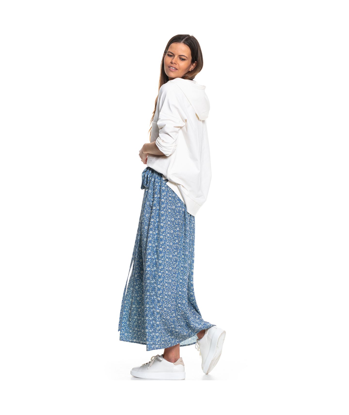 marszczona spódnica z wiskozy MIA blue