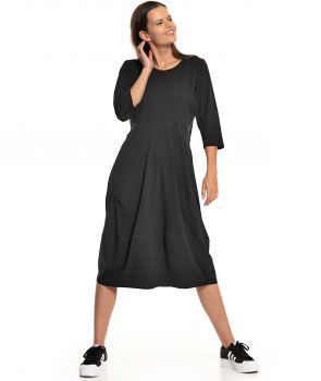 sukienka o kształcie bombki PRIMA czarny