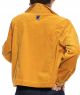 kurtka sztruksowa z kieszeniami FANTA żółty