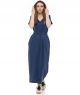 sukienka maxi z kapturem CAMA blue jeans