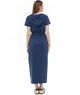 sukienka maxi z kapturem CAMA blue jeans