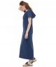 sukienka maxi z kapturem CAMA blue jeans