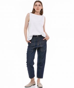 spodnie JEANS z zapinaną na dole nogawką