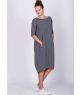 sukienka JASMINE DRESS BLACK, GREY