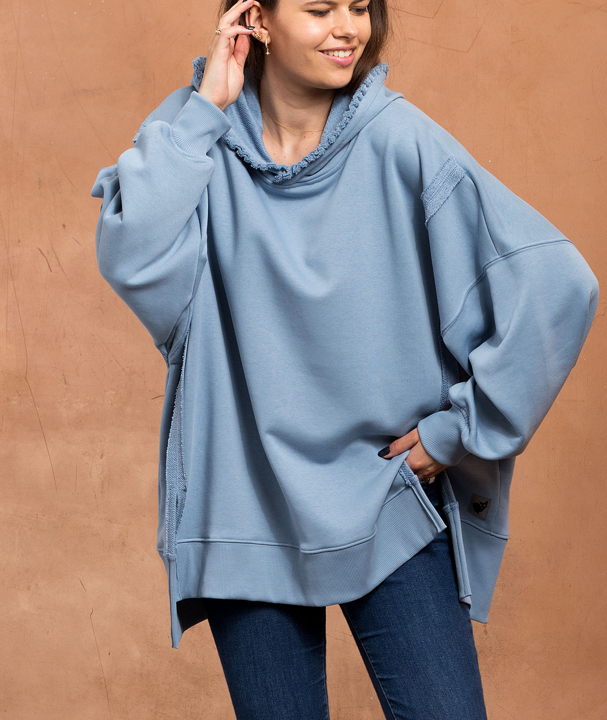 Bawełniana bluza oversize